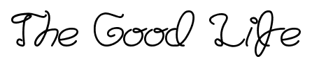 The Good Life font